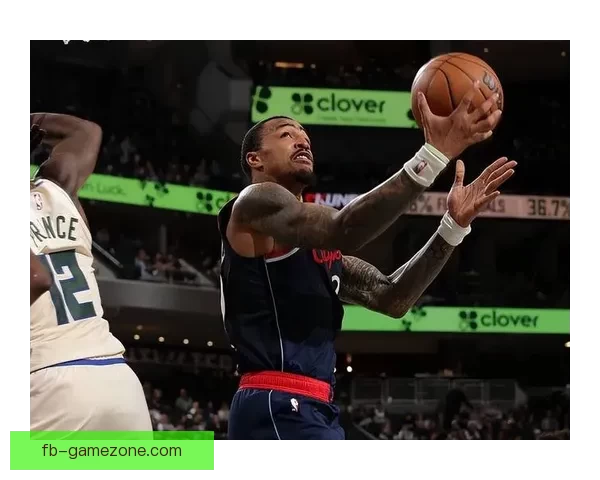 快船一度领先46分大胜雄鹿 小卡单场得分突破20+升队史第4位